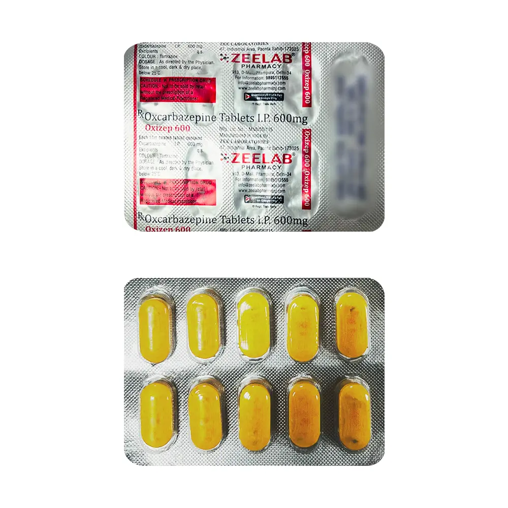 oxcarbazepine 600mg tablet